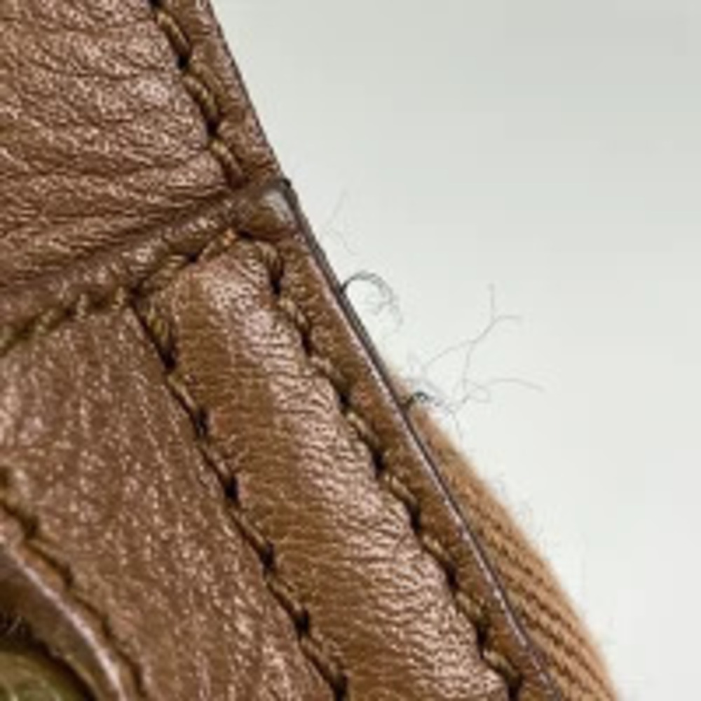 Saint Laurent Yves Muse Two Handbag Leather Brown - Picture 4 of 6